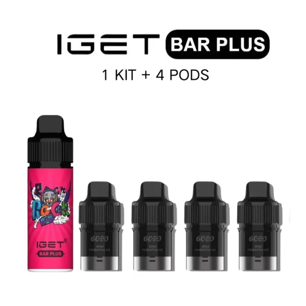 IGET Bar Plus Bundle (1 Kit + 4 Pods)